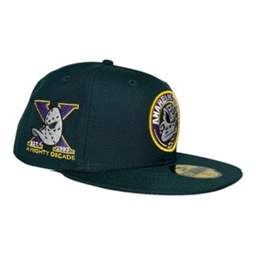 Anaheim Ducks 10th Anniversary Movie Night Wool Edition New Era 59Fifty Fitted Hat