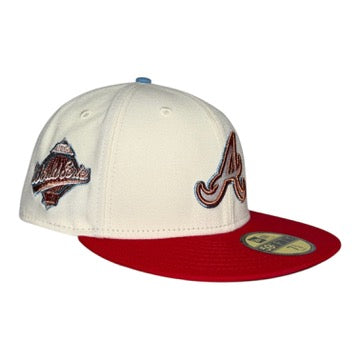 Atlanta Braves 1995 World Series Nightmare on 606.ST Reckoning Collection New Era 59Fifty Fitted Hat