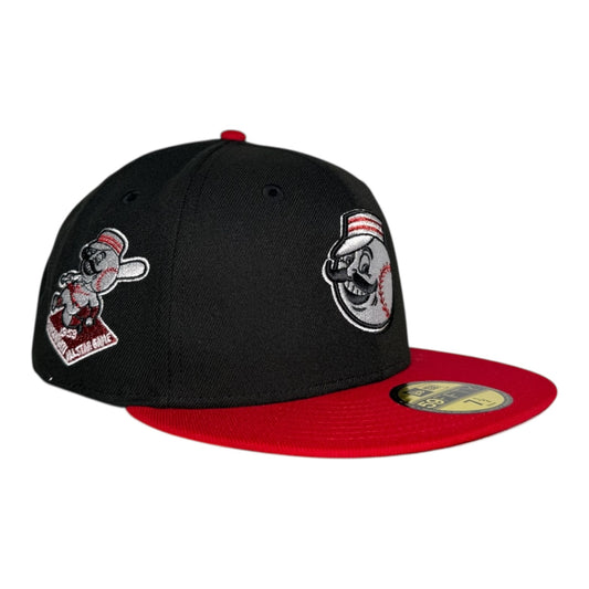 Cincinnati Reds 1953 All-Star Game Patch Logo Hat Club New Era 59Fifty Fitted Hat