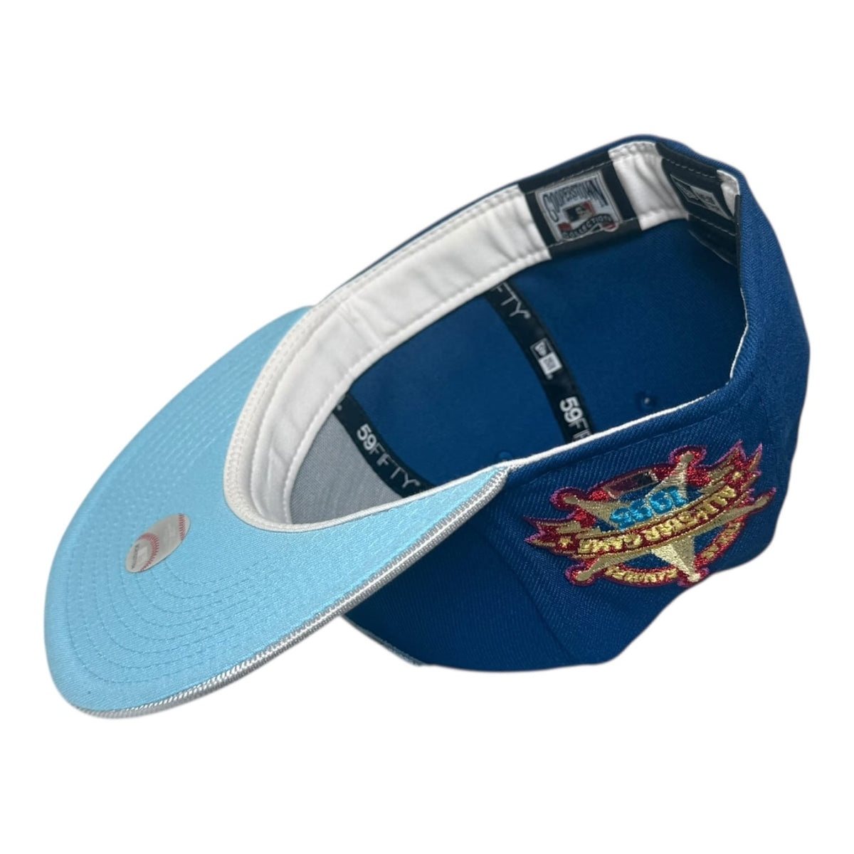 The Hat Wall Texas Rangers Metallic 1995 All Star Game New Era 59Fifty Fitted Hat