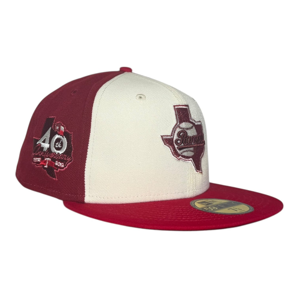 The Hat Wall Texas Rangers 40th Anniversary New Era 59Fifty Fitted Hat