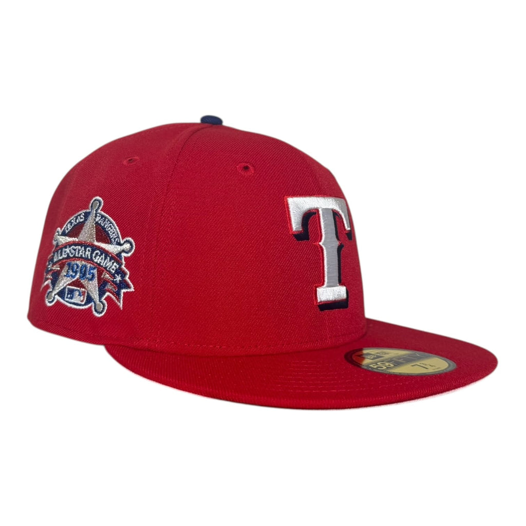 Hat Club Texas Rangers 1995 All Star Game Pinky UV Hat Club New Era 59Fifty Fitted Hat