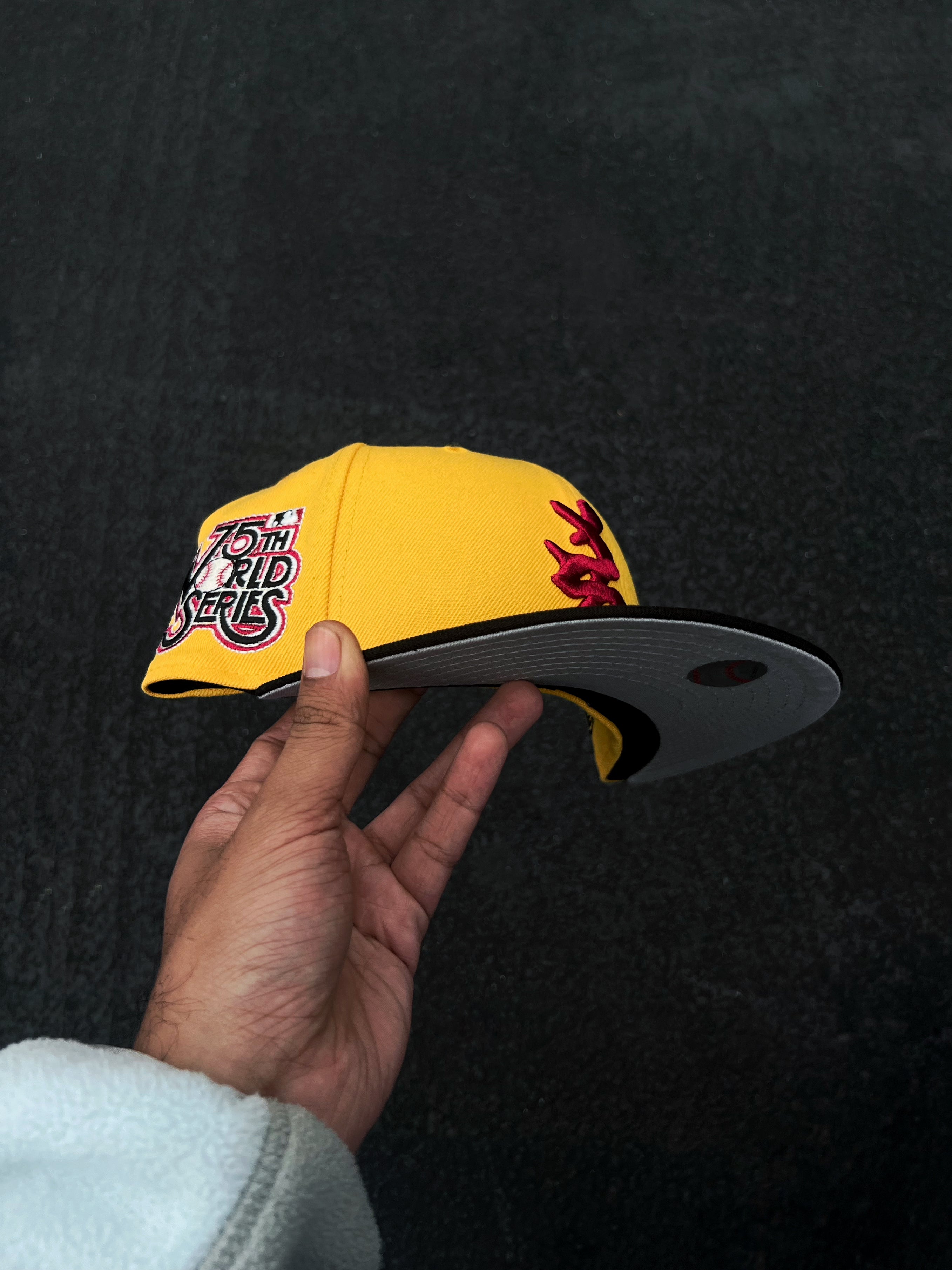 The Hat Wall New York Yankees Kanji @frstypreme New Era 59Fifty Fitted Hat (Yellow)