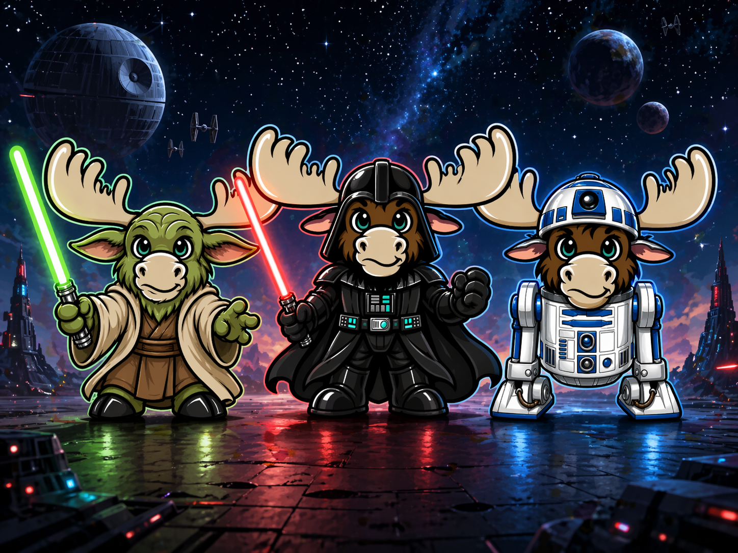Moose Star Wars 3-Pack by @thehatwall