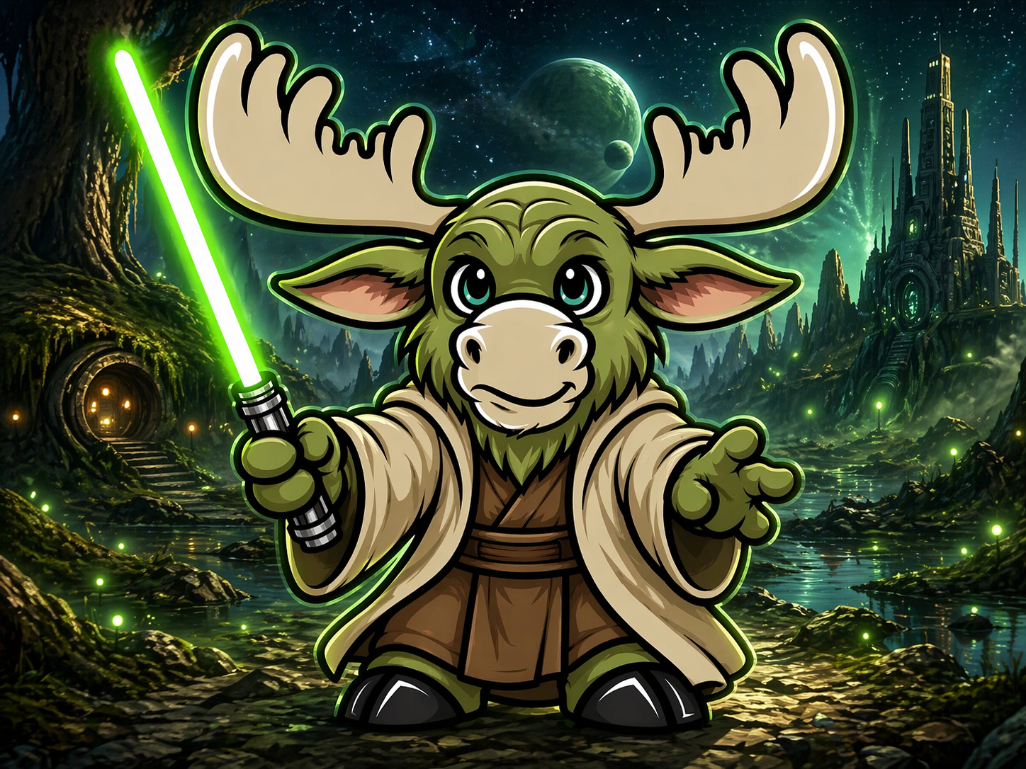 “Moose Yoda" Pin by @thehatwall