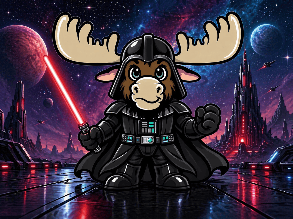 The Hat Wall “Darth Moose” Pin by @thehatwall