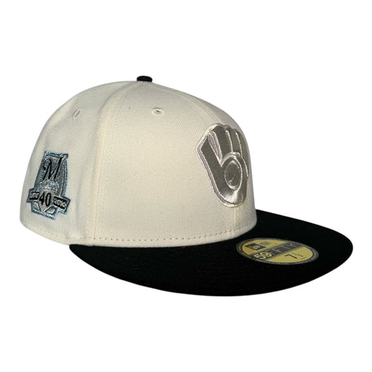 Milwaukee Brewers 40th Season Hat Club Noho Exclusive New Era 59Fifty Fitted Hat