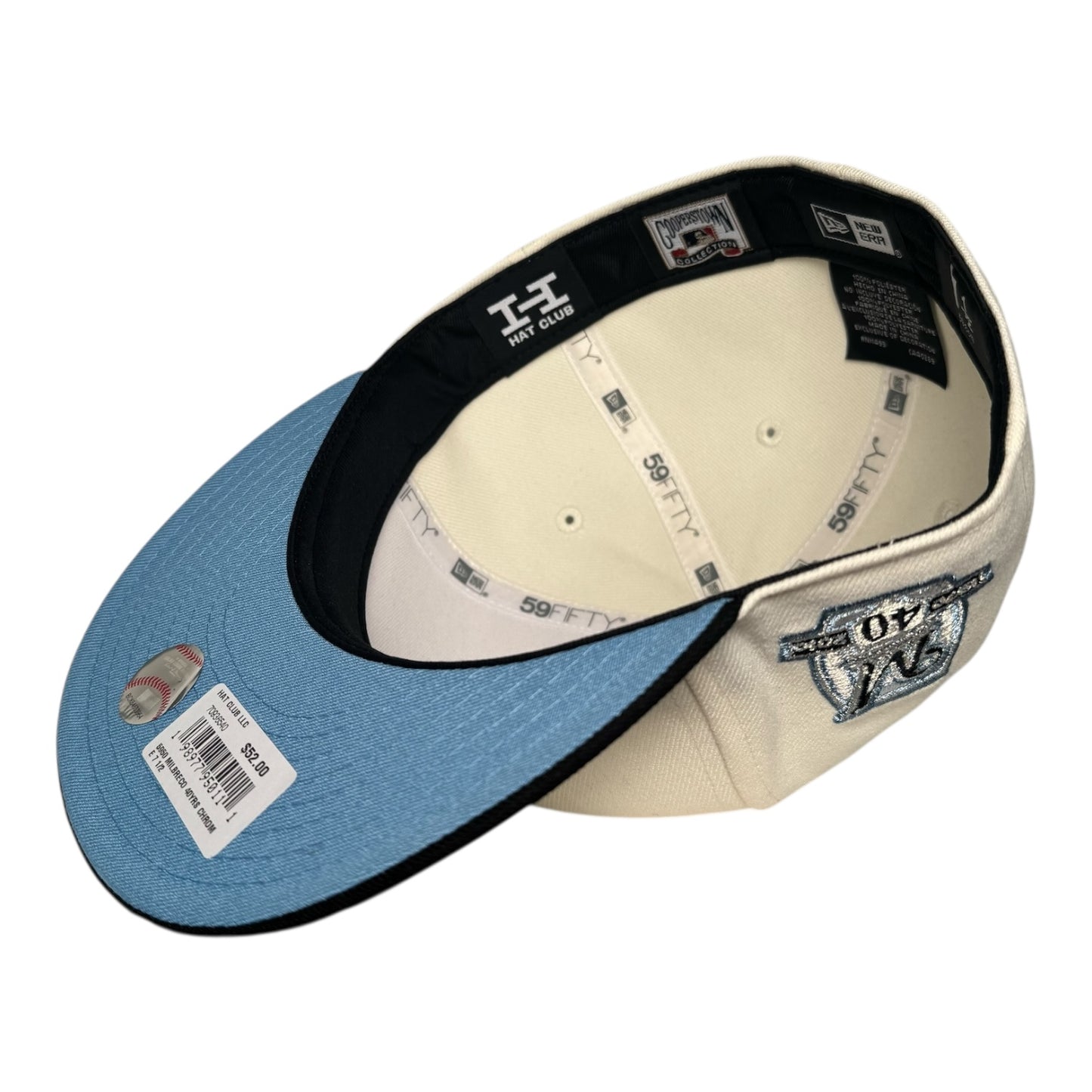 Milwaukee Brewers 40th Season Hat Club Noho Exclusive New Era 59Fifty Fitted Hat