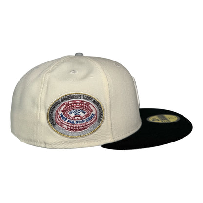 New York Yankees 1969 All Star Game Chrome White/ Black New Era 59Fifty Fitted Hat