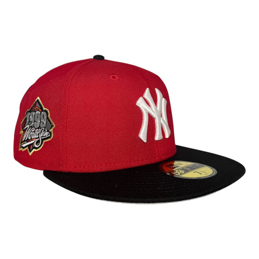 New York Yankees 1999 World Series Scarlet/Black 59Fifty New Era