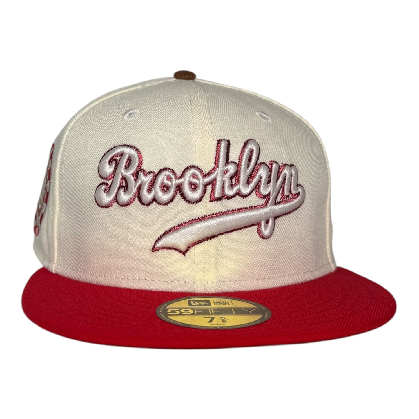 Brooklyn Dodgers 1942 All Star Game Chrome White/Front Door Red New Era 59Fifty Fitted Hat