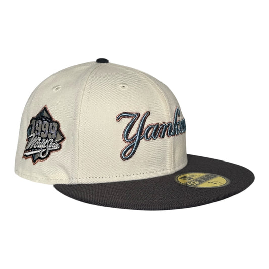 New York Yankees 1999 World Series "Ray's Boom Boom Room" Rushmore Hat Club New Era 59Fifty Fitted Hat