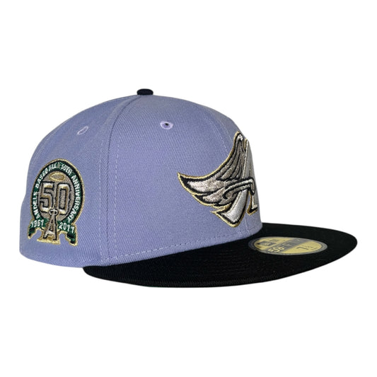 Los Angeles Angels "Grandma's Baby" 50th Anniversary Rushmore New Era 59Fifty Fitted Hat