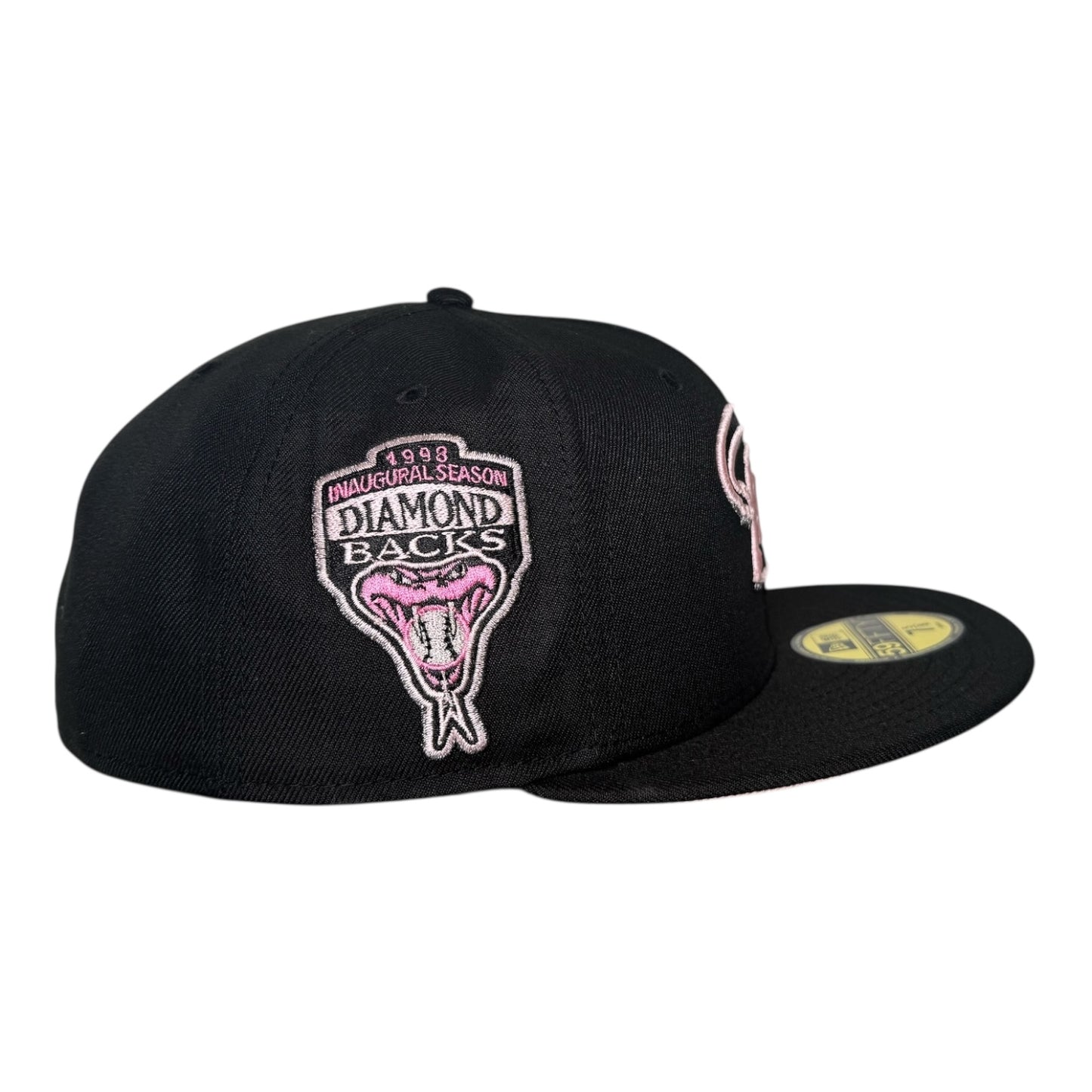 Arizona Diamondbacks Inaugural Season 1998 Black Pink Prime Edition New Era 59Fifty Fitted Hat