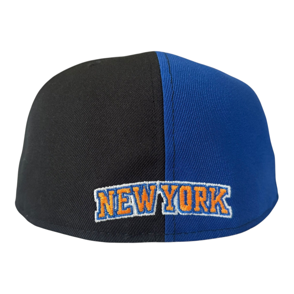 New York Knicks Black/Blue Camo Brim Homegame 59Fifty Fitted Hat