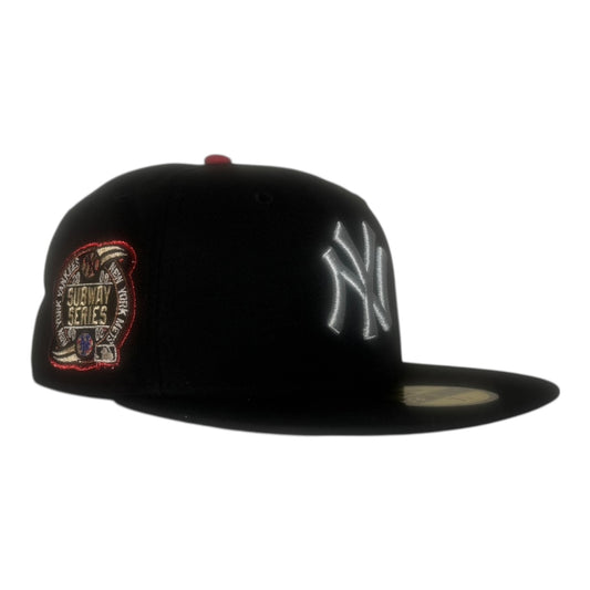 New York Yankees Rushmore x Nigel Sylvester 2000 Subway Series New Era 59Fifty Fitted Hat (Black)