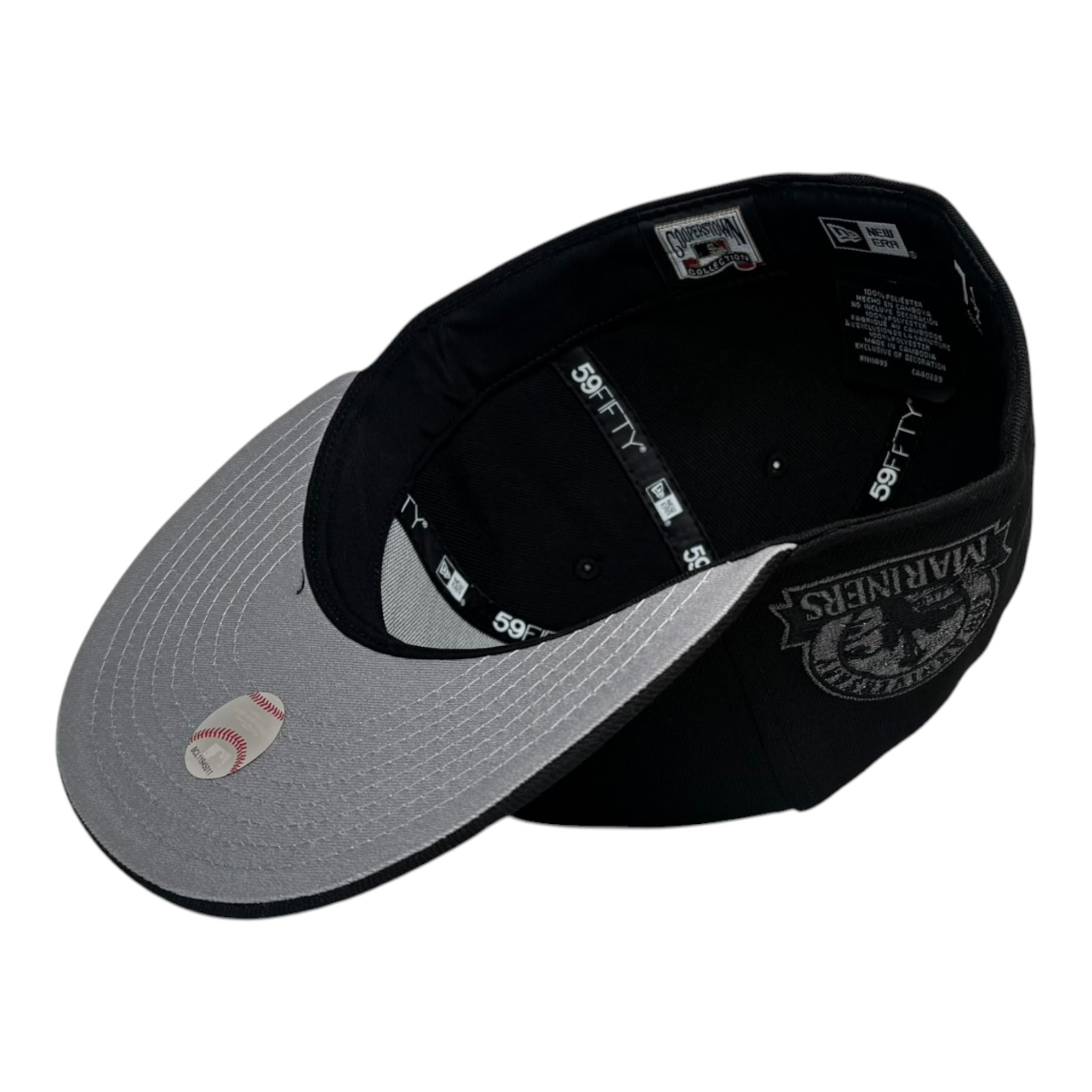 New Era Seattle Mariners “Supreme Box Logo Mariners #2” @blowuhbagpeanut 59Fifty Fitted Hat