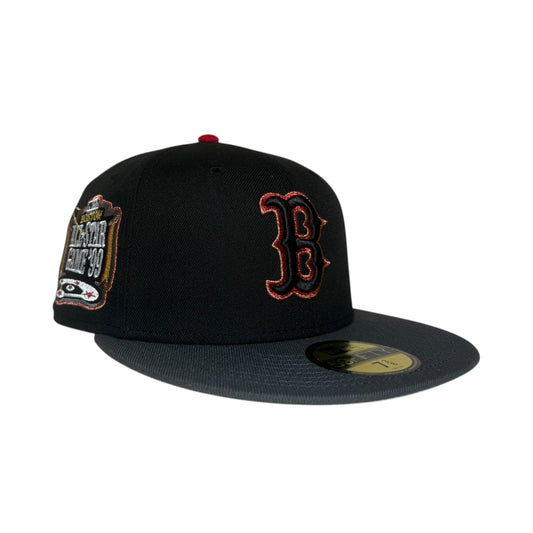 New Era Boston Red Sox “BLACK WIDOW” 59Fifty Fitted Hat