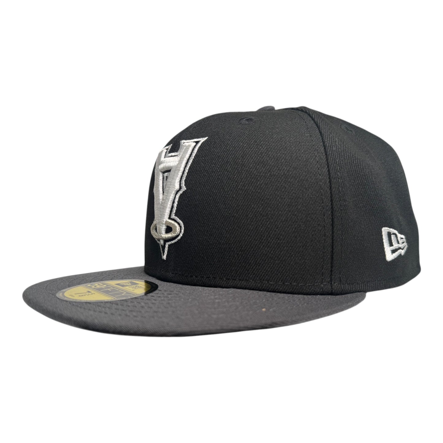 Los Angeles/Anaheim Angels Upside Down Logo Fitted Grey Bottom "Black White Grey" 50th Anniversary