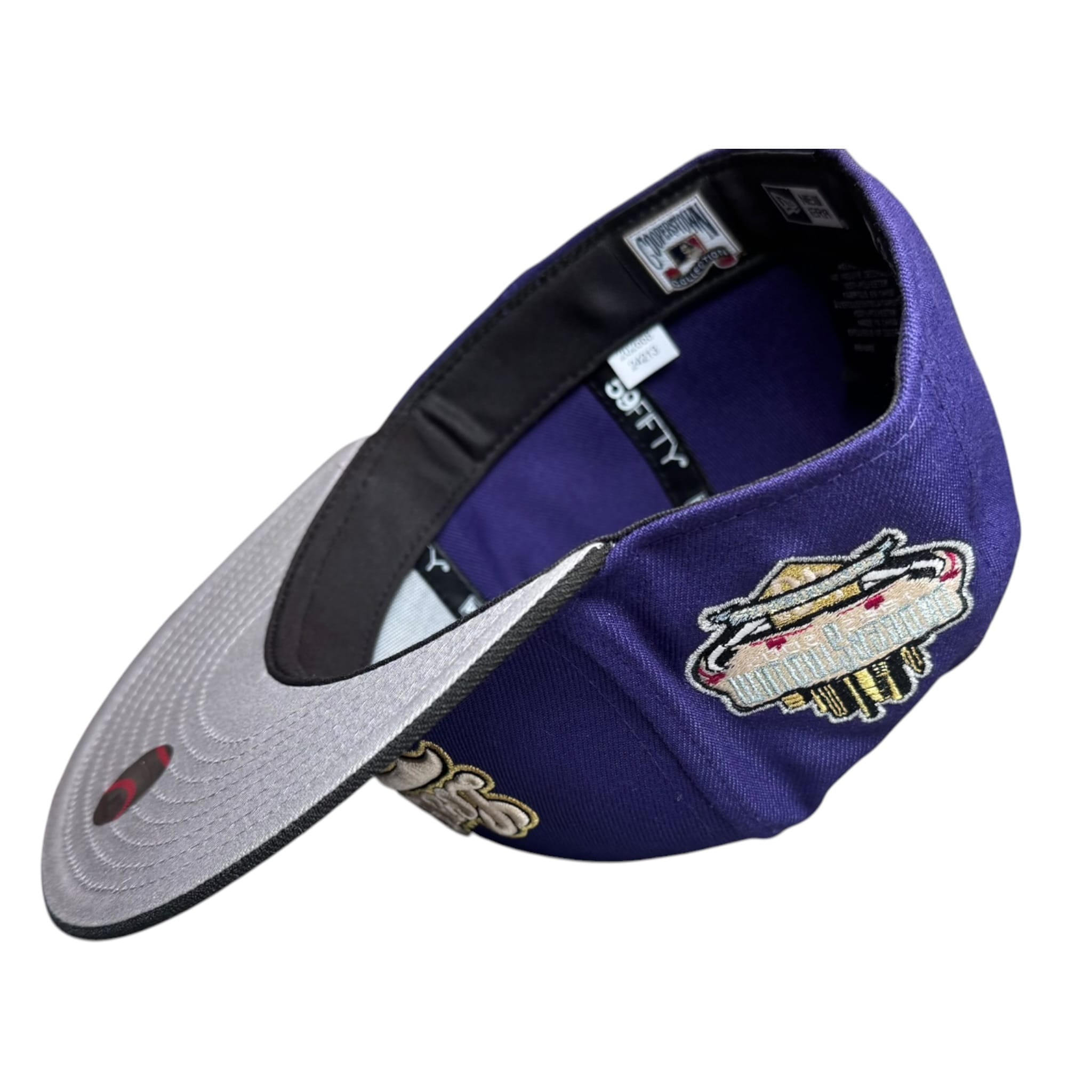The Hat Wall New Era Los Angeles Dodgers 40th Anniversary 59Fifty Fitted Hat - Purple/Black