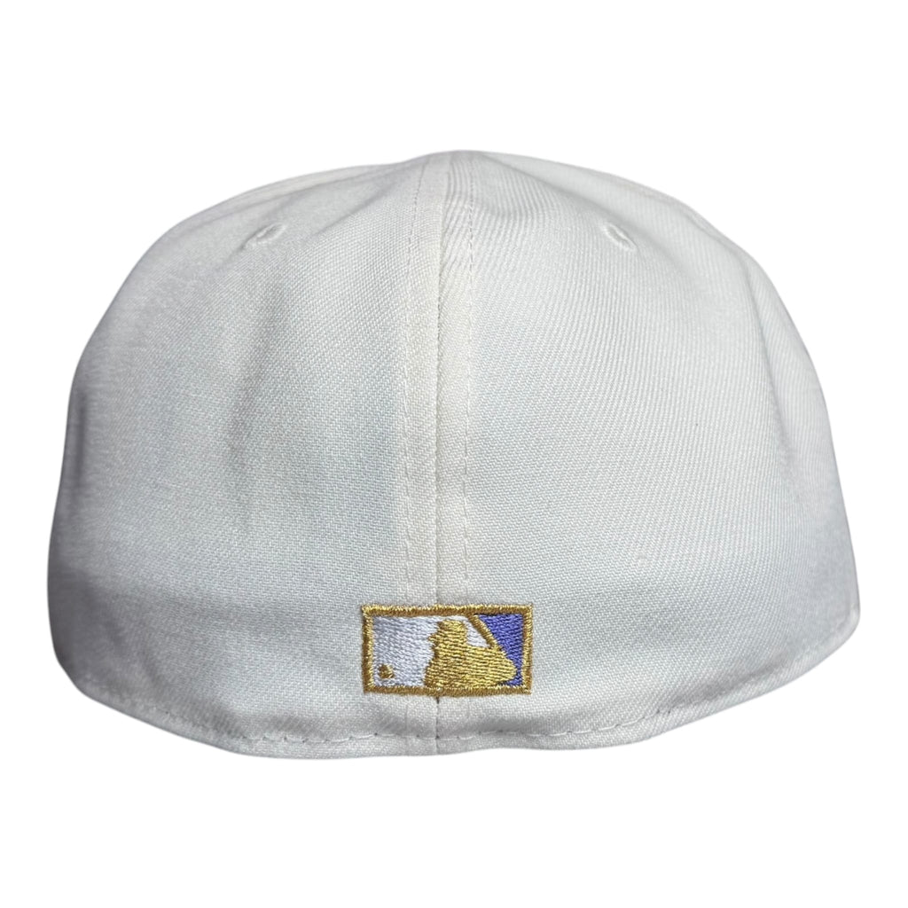 The Hat Wall New Era Los Angeles Dodgers Hat Club 40th Anniversary 59Fifty Fitted Hat - White/Purple