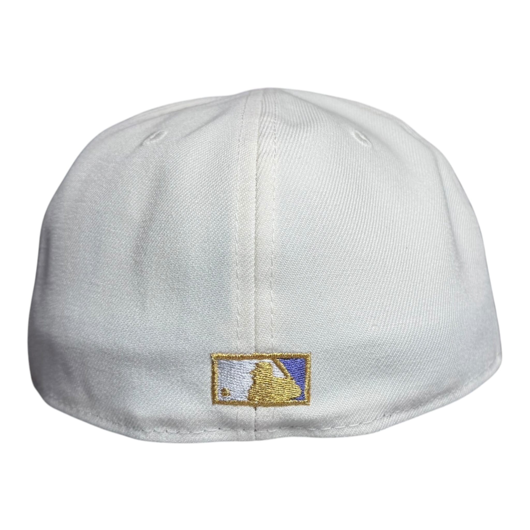 The Hat Wall New Era Los Angeles Dodgers Hat Club 40th Anniversary 59Fifty Fitted Hat - White/Purple