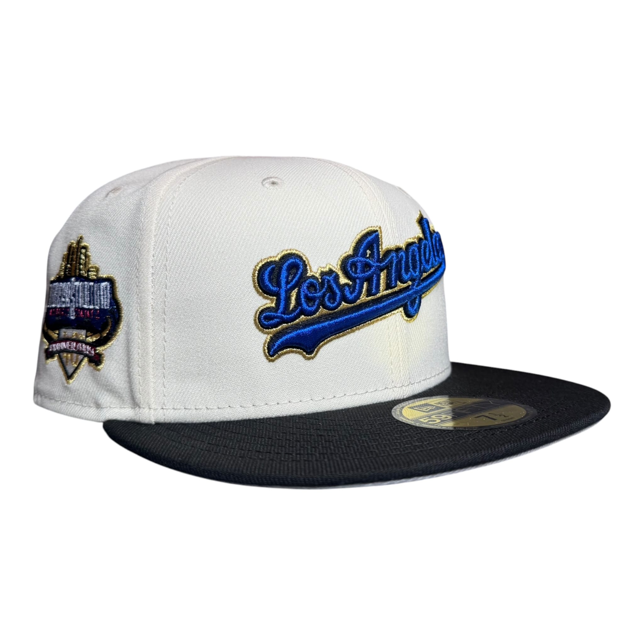 The Hat Wall New Era Los Angeles Dodgers 40th Anniversary 59Fifty Fitted Hat - White/Black