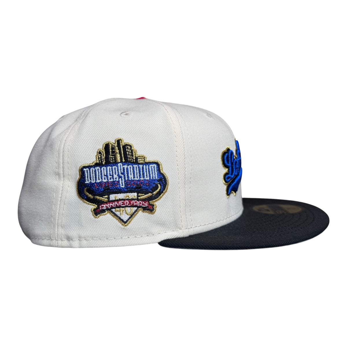 The Hat Wall New Era Los Angeles Dodgers 40th Anniversary 59Fifty Fitted Hat - White/Black