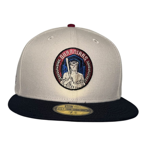 The Hat Wall Cleveland Guardians Alternate Logo Stone Navy 2 Tone New Era 59Fifty Fitted Hat
