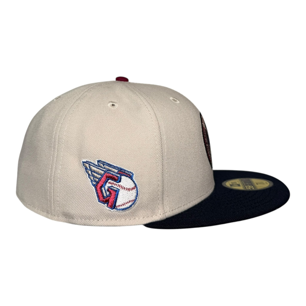 Cleveland Guardians Alternate Logo Stone Navy 2 Tone New Era 59Fifty Fitted Hat