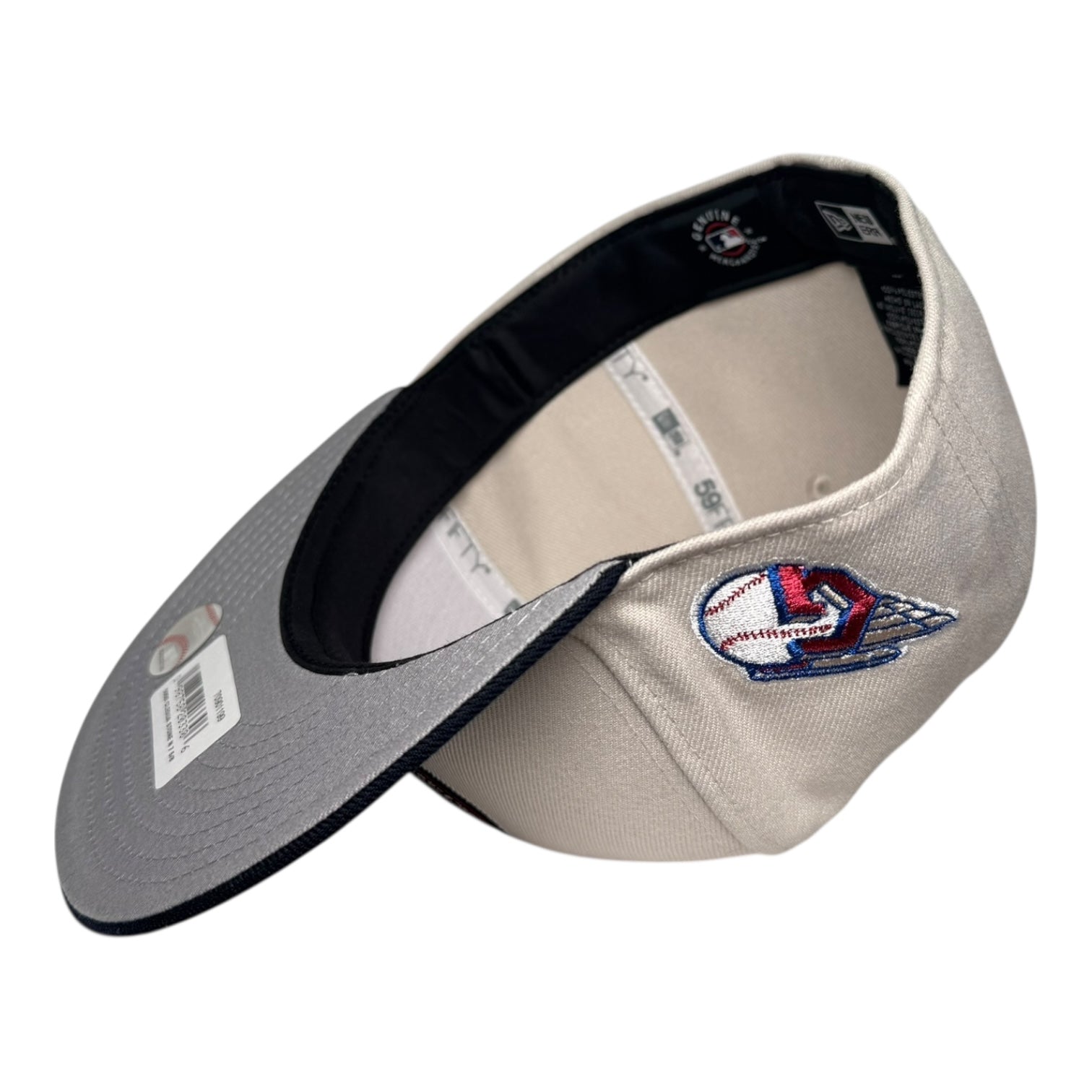 Cleveland Guardians Alternate Logo Stone Navy 2 Tone New Era 59Fifty Fitted Hat
