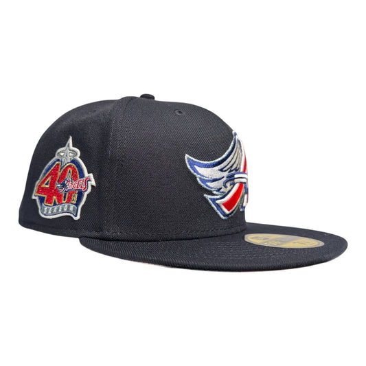New Era 59Fifty Rhinestone Los Angeles Angels 40th Anniversary Patch Hat