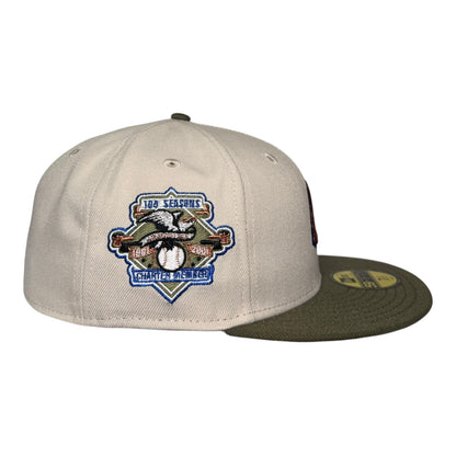 Cleveland Indians 100 Seasons American League New Era 59Fifty Fitted Hat