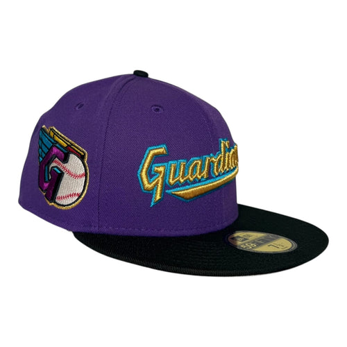 So Fresh Clothing Cleveland Guardians "Galaxy" New Era 59Fifty Fitted Hat Purple/Black