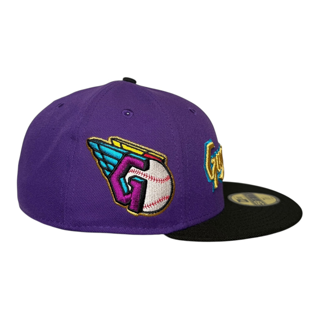 Cleveland Guardians "Galaxy" New Era 59Fifty Fitted Hat Purple/Black