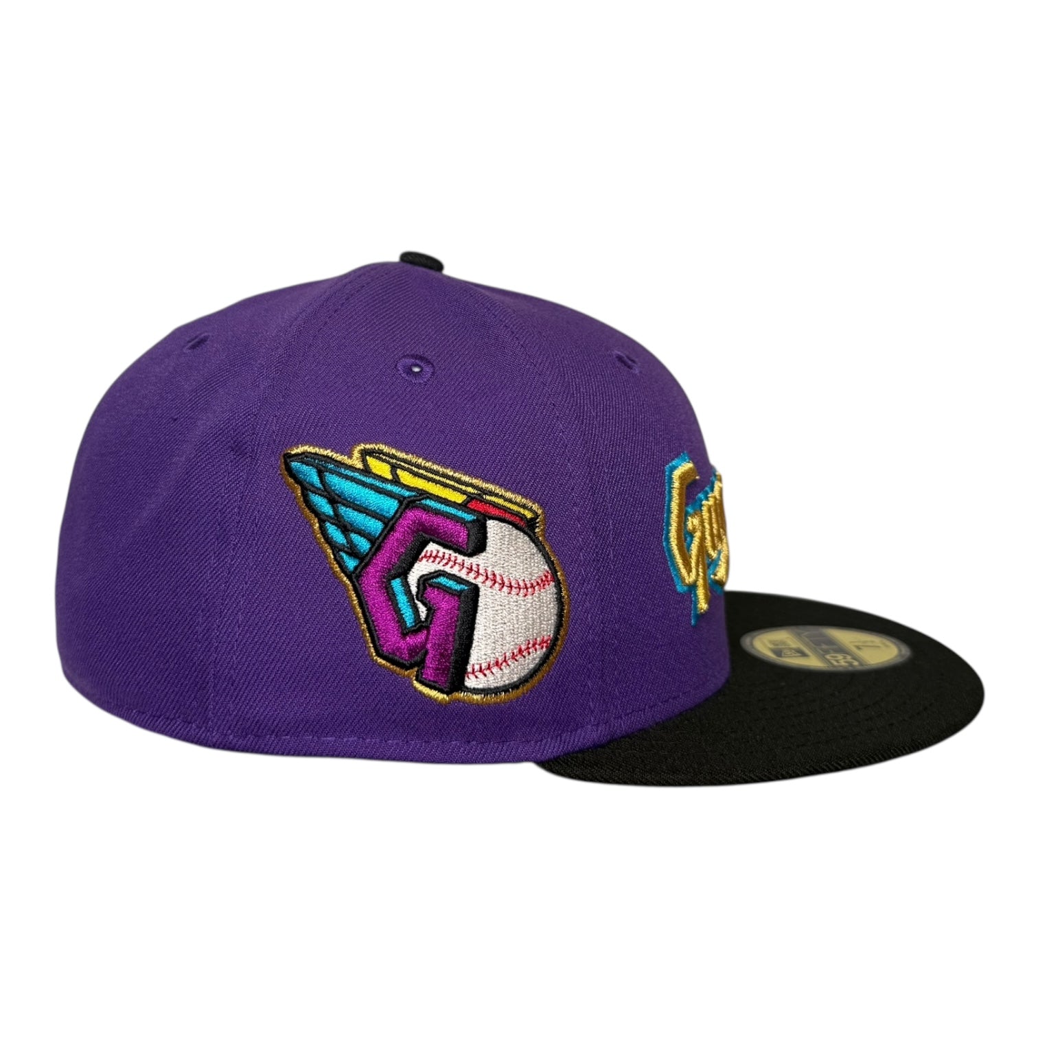 Cleveland Guardians "Galaxy" New Era 59Fifty Fitted Hat Purple/Black