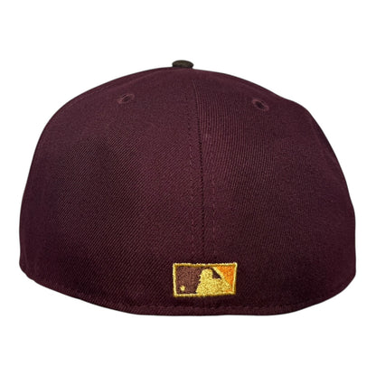 Cleveland Indians Jacobs Field Maroon New Era 59Fifty Fitted Hat