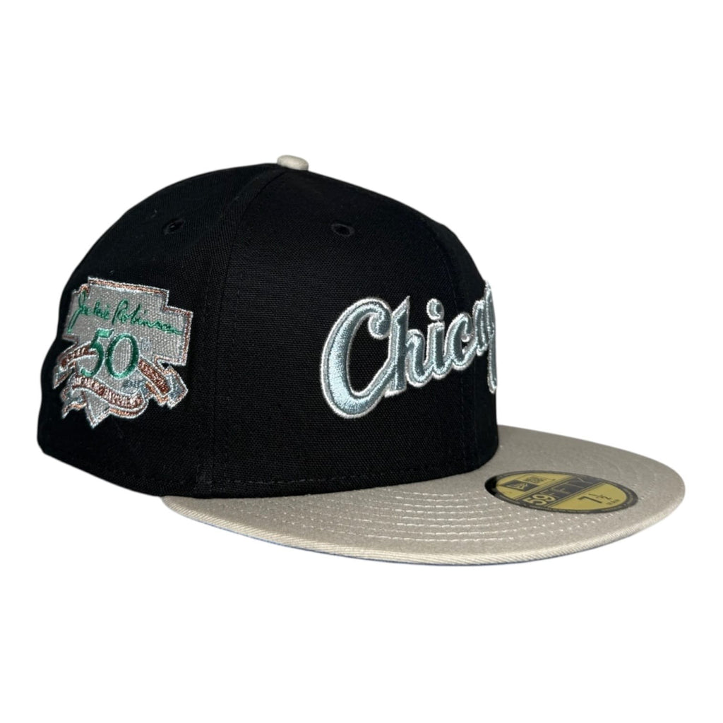The Hat Wall Chicago White Sox Jackie Robinson Script New Era 59Fifty Fitted Hat