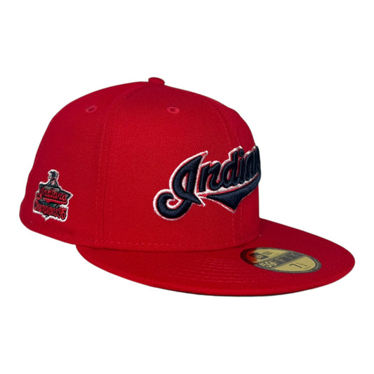 Cleveland Indians 1995 Champions New Era 59Fifty Fitted Hat
