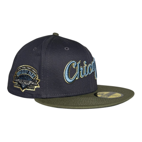 The Hat Wall Chicago White Sox Comiskey Park Script New Era 59Fifty Fitted Hat