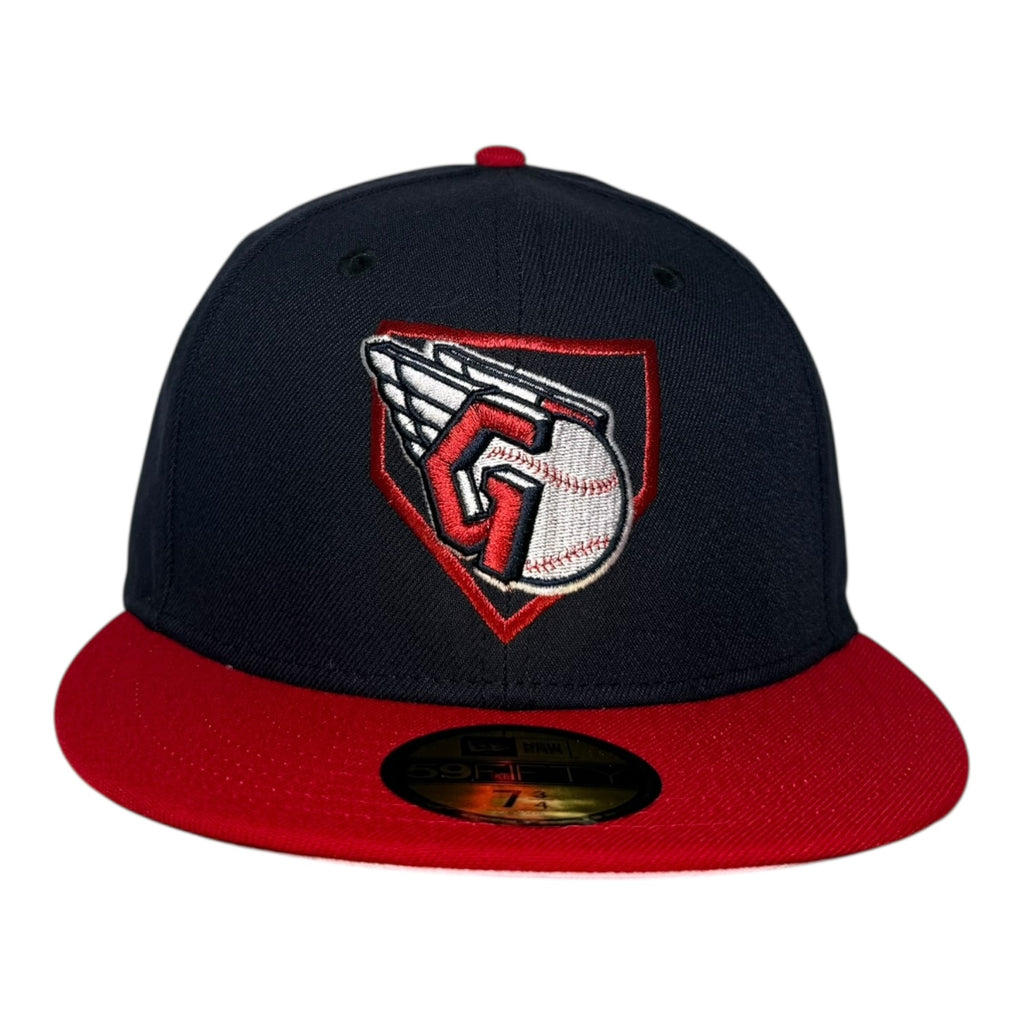 Cleveland Guardians Hat Club New Era 59Fifty Fitted Hat Pink UV