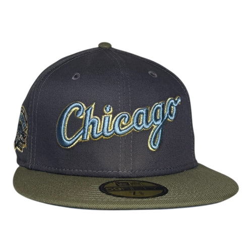 The Hat Wall Chicago White Sox Comiskey Park Script New Era 59Fifty Fitted Hat