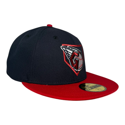 Cleveland Guardians Hat Club New Era 59Fifty Fitted Hat Pink UV