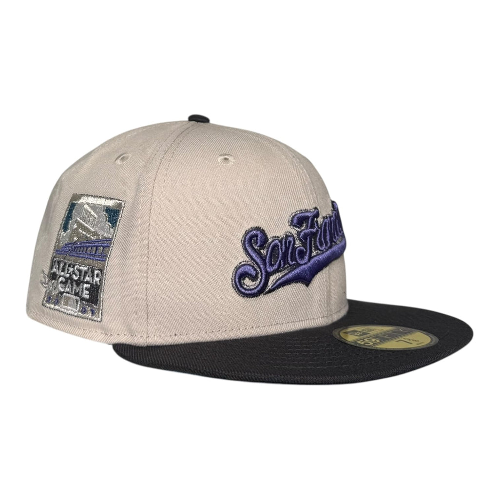 The Hat Wall San Francisco Giants 2007 All Star Game New Era 59Fifty Fitted Hat Purple