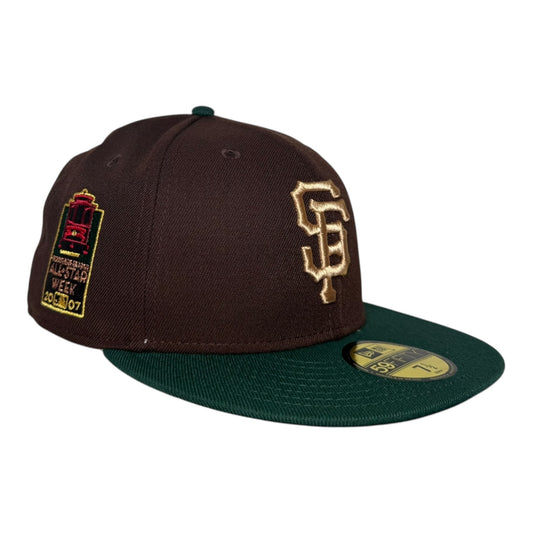 San Francisco Giants 2007 All Star Week "SHADOWBROOK" New Era 59Fifty Fitted Hat