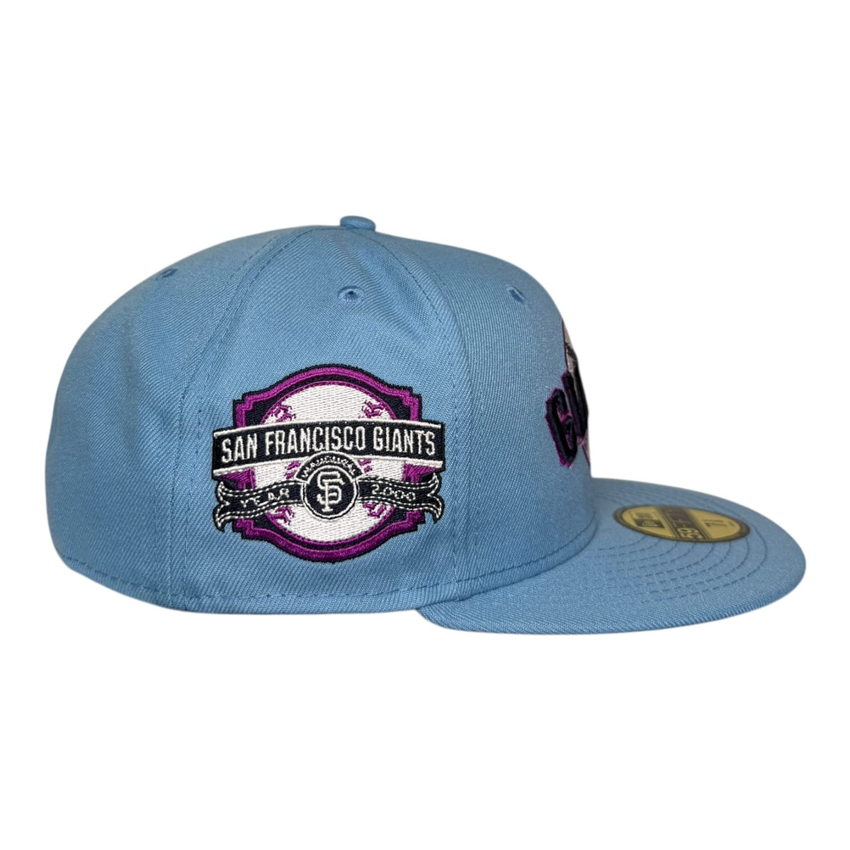The Hat Wall San Francisco Giants 2000 Inaugural Season Purple UV New Era 59Fifty Fitted Hat