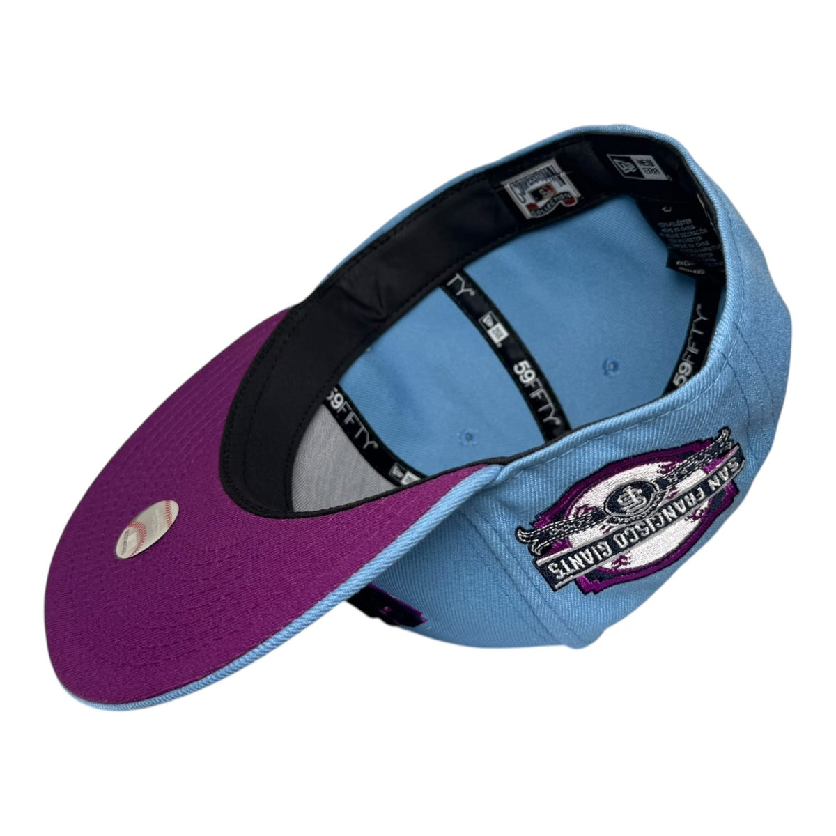 The Hat Wall San Francisco Giants 2000 Inaugural Season Purple UV New Era 59Fifty Fitted Hat