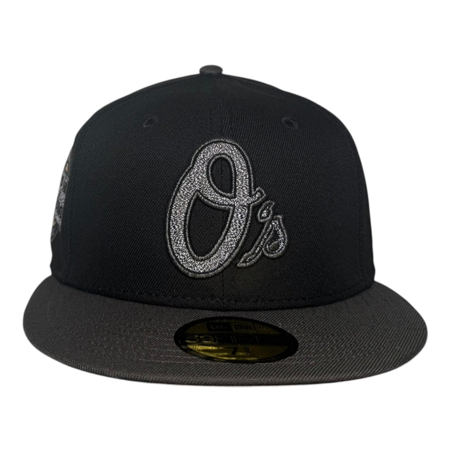 Baltimore Orioles Oriole Park at Camden Yards Reflective Metallic Pearl Hat Club New Era 59Fifty Fitted Hat