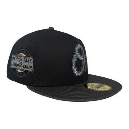 Baltimore Orioles Oriole Park at Camden Yards Reflective Metallic Pearl Hat Club New Era 59Fifty Fitted Hat