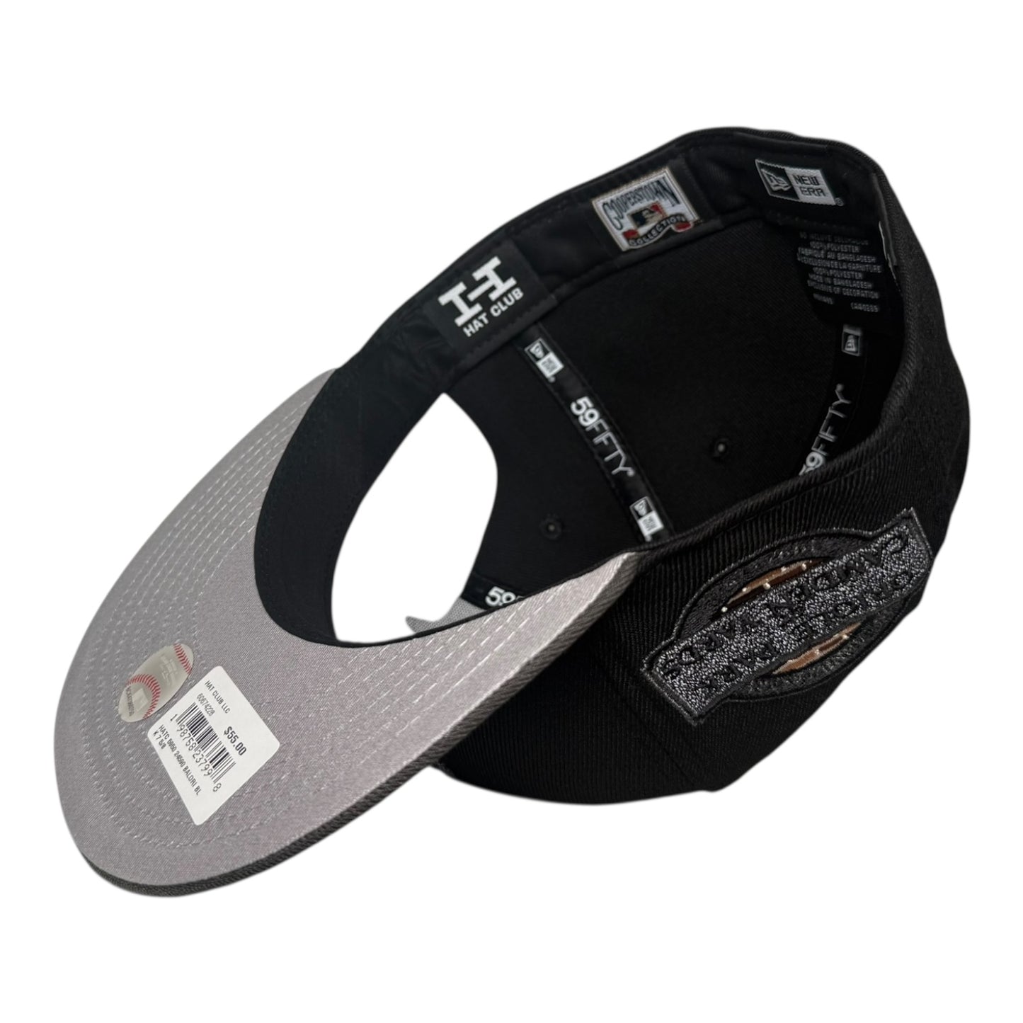 Baltimore Orioles Oriole Park at Camden Yards Reflective Metallic Pearl Hat Club New Era 59Fifty Fitted Hat